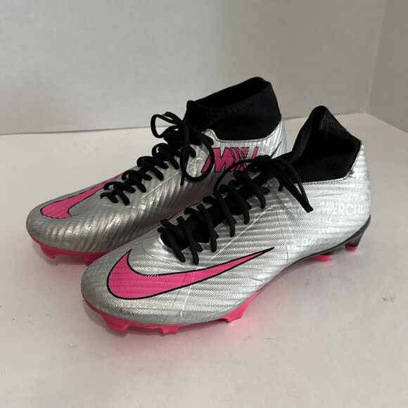Nike Zoom Mercurial Superfly 9 Academy XXV Metallic Silver/Hyper Pink/Black 7.5 - Picture 1 of 9